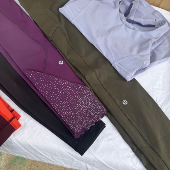 Lululemon Lot Size 4 Resellers Lot 6 pc 5 Leggings 1 Tank top - Picture 3 of 11